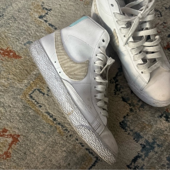 Nike White Blazer Sneakers - Picture 6 of 16